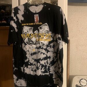 Wu-Tang Clan Black and White Graphic T-Shirt